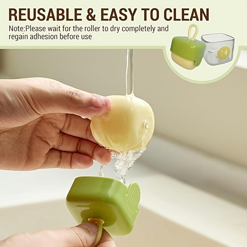 Buy 1 Get 1 Free, Mini Lint Roller, Reusable Lint Remover, Washable Lint Roller, Portable Pet Hair Remover For Clothes, Travel Home