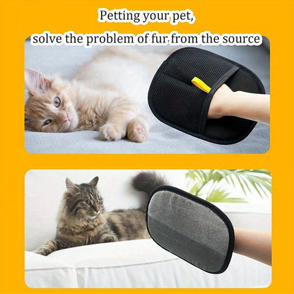 Cat and Dog Hair Remover Better Than Lint Rollers for Pet Hair, Reusable, Washable Fur Cleaner for Carpets, Clothing, Bedding, Portable Multi-Surface Tool for Home & Car, Cat Fur Removal Tool for Furniture